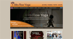 Desktop Screenshot of afroflowyoga.com